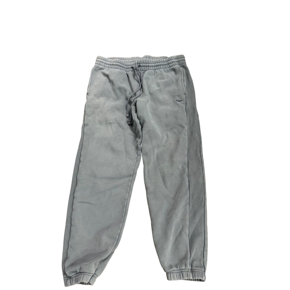 Tna Aritzia Cozy Fleece Boyfriend Sweatpant GD Black Faded‎ Grey Large L